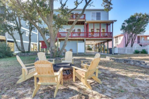 Waterfront Oak Island Home with Dock